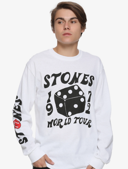 rolling stones 1972 tour shirt